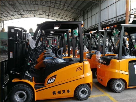 江南水果市場(chǎng)采購(gòu)電動(dòng)叉車案例2
