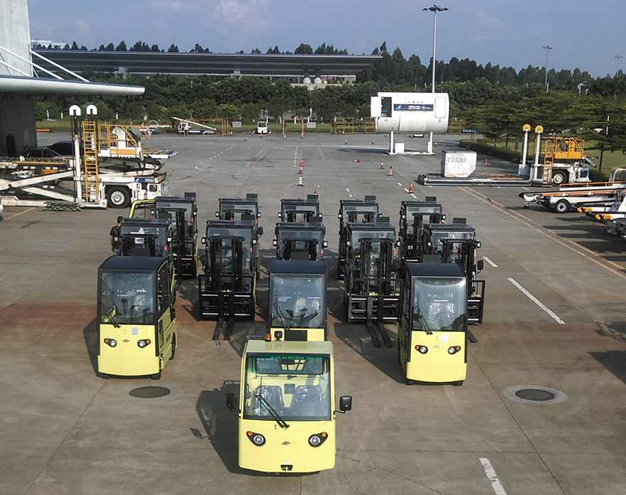 中國(guó)南方航空采購(gòu)杭州叉車案例